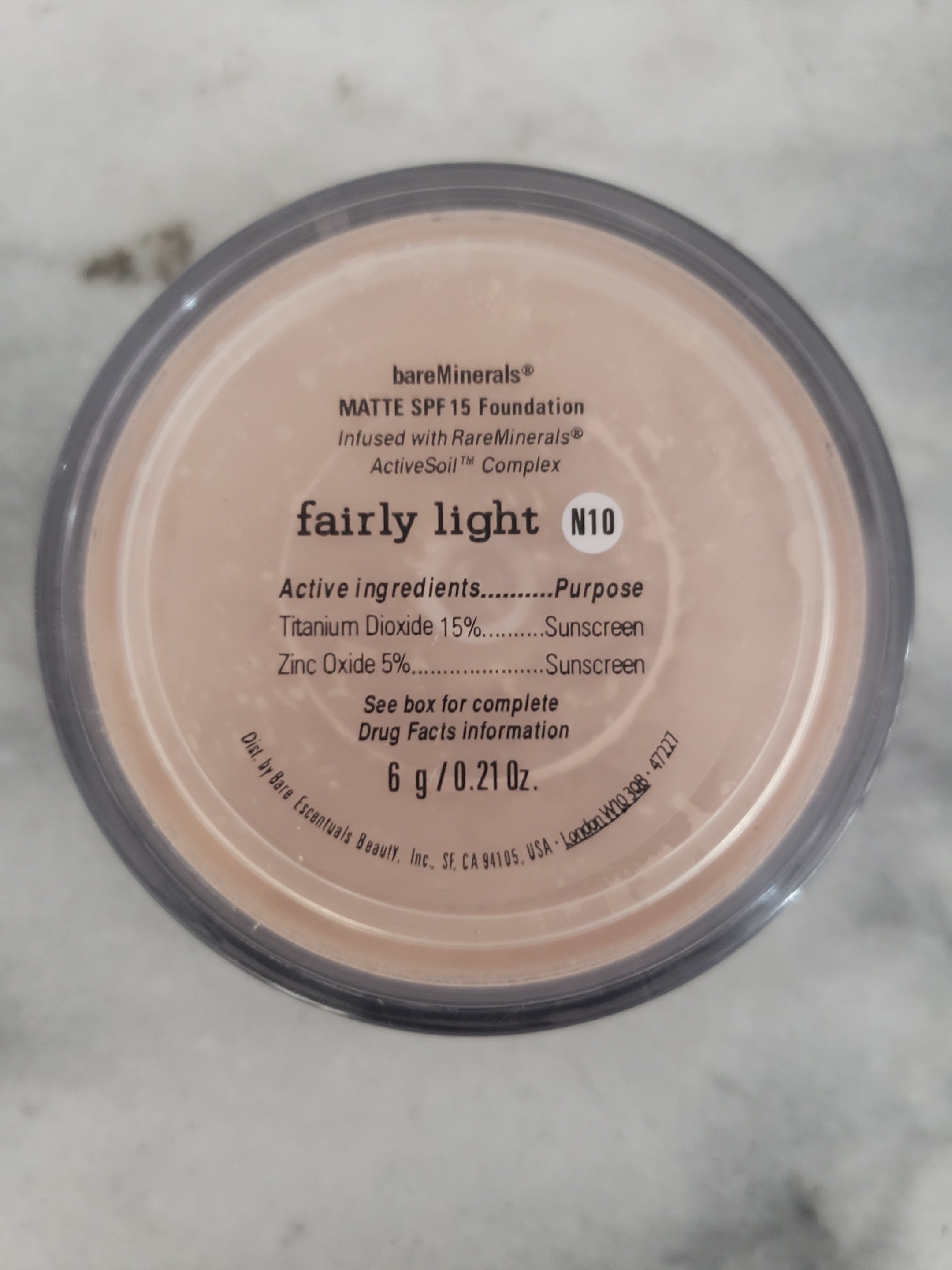 Bareminerals Matte Fairly Light